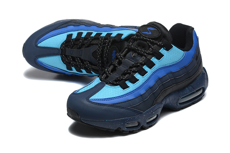 Air Max 95 x Stash "Black and Harbor Blue"