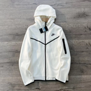 Nike Tech Fleece "Triple White" (Jaqueta)