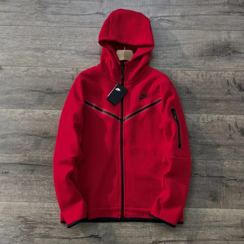 Nike Tech Fleece "Red" (Jaqueta)