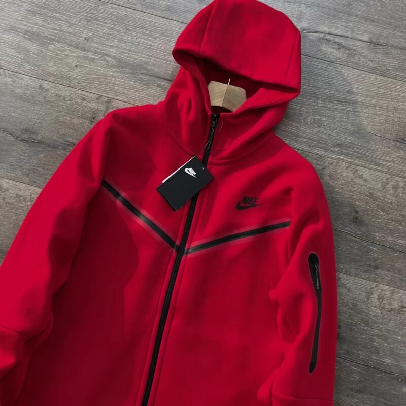 Nike Tech Fleece "Red" (Jaqueta)